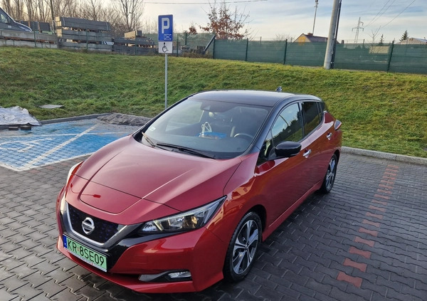 Nissan Leaf cena 75999 przebieg: 29500, rok produkcji 2021 z Kraków małe 11